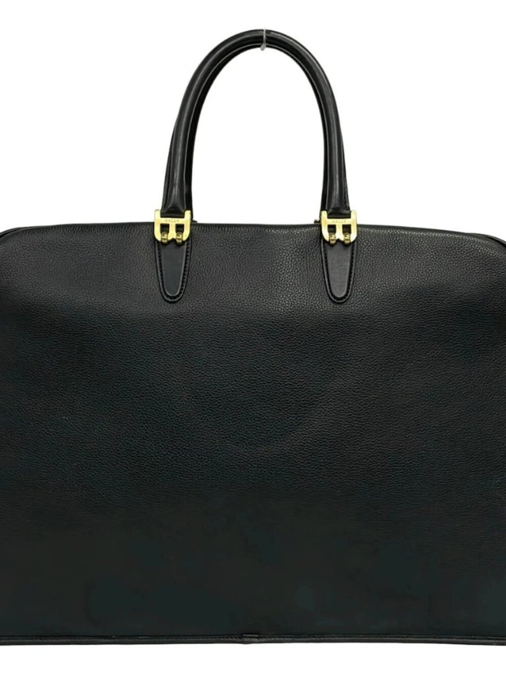 BALLY Black Leather Business Bag